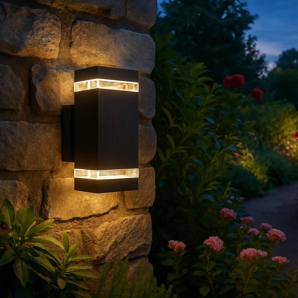 EXTERA – Lampada da parete per esterni moderna con LED impermeabile
