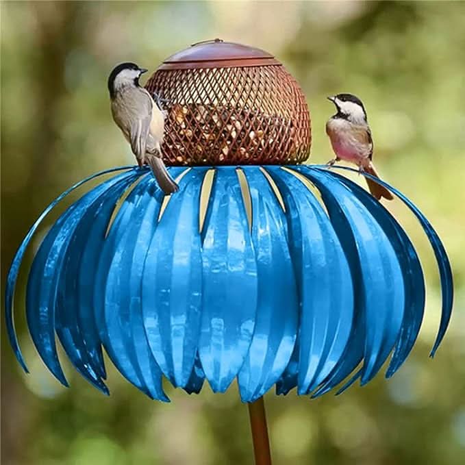 Cono di fiori – Elegante alimentatore a cono in stile floreale