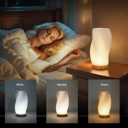 BREEZELIGHT LED – Lampada da tavolo a LED dimmerabile con 3 tonalità di luce