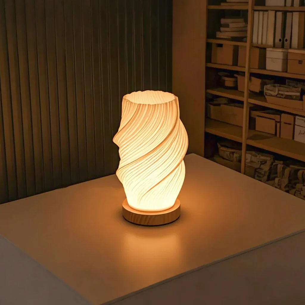 BREEZELIGHT LED – Lampada da tavolo a LED dimmerabile con 3 tonalità di luce