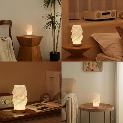 BREEZELIGHT LED – Lampada da tavolo a LED dimmerabile con 3 tonalità di luce