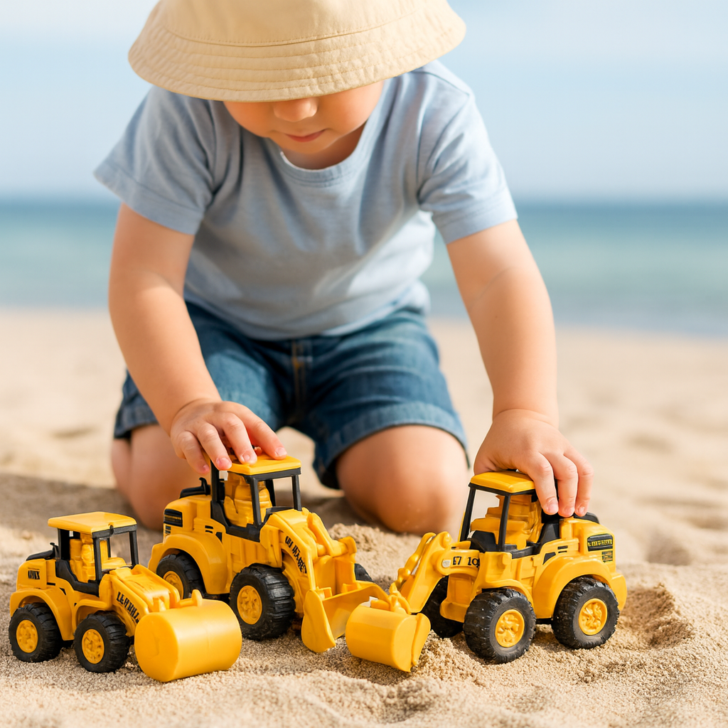 BuildMaster | Set di veicoli giocattolo educativi per la creatività dei bambini
