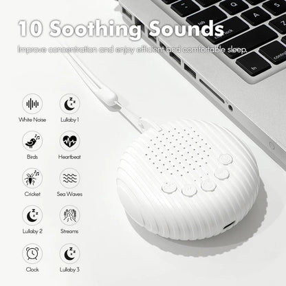 ZENWAVES – Generatore di rumore da viaggio con 10 suoni rilassanti per il sonno