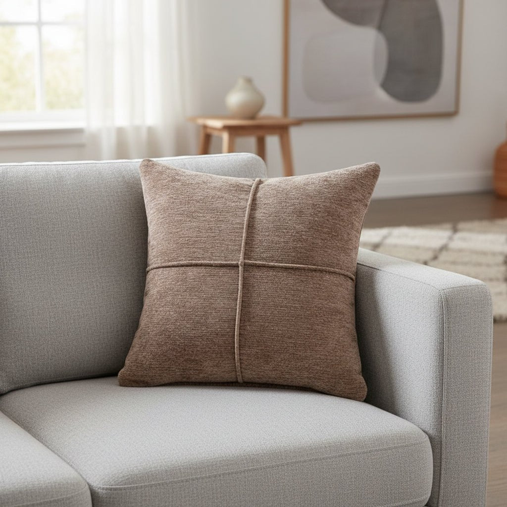 SERENASEAM – Fodera per cuscino in microfibra morbida con un comfort elegante