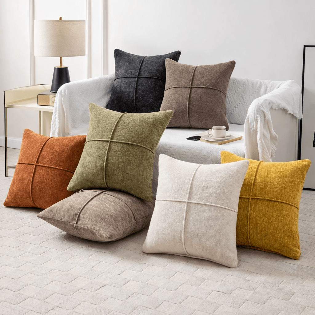 SERENASEAM – Fodera per cuscino in microfibra morbida con un comfort elegante