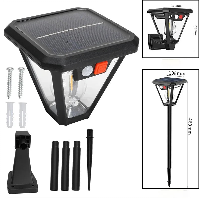 Raggio in movimento – Luce LED da esterno alimentata a energia solare con sensore di movimento
