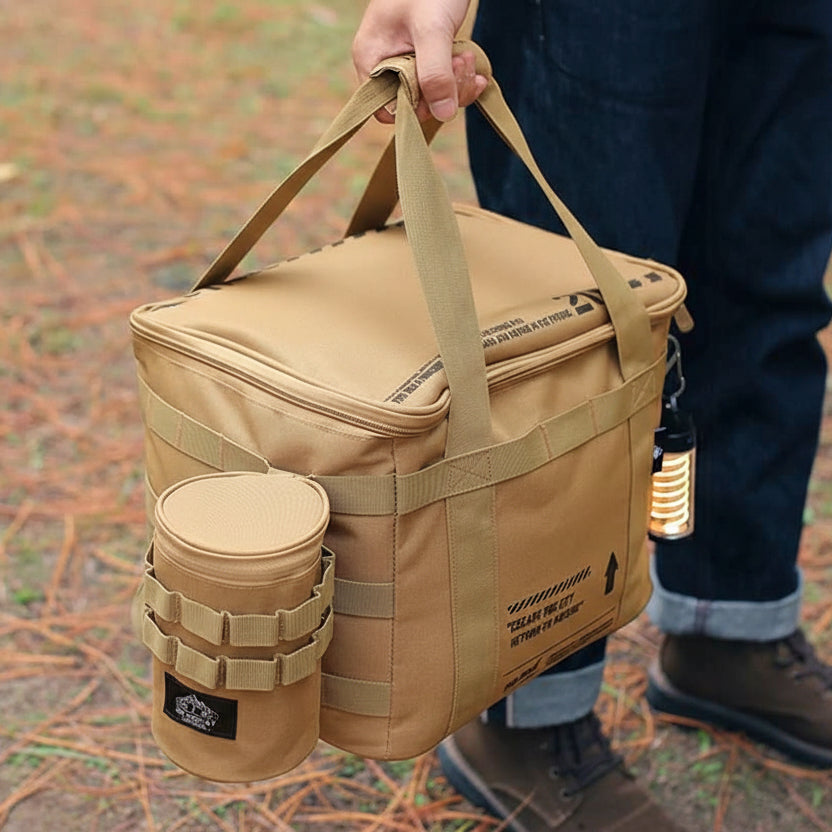 TravelOrganizer Borsa - Borsa da campeggio da 20 litri per picnic e viaggi
