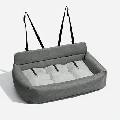 SEATPUP – Letto da auto lavabile per cani di grandi dimensioni, con cinghie di sicurezza e supporto antiscivolo