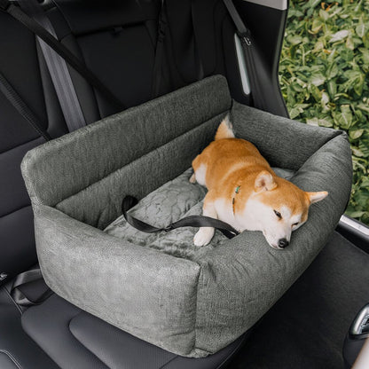 SEATPUP – Letto da auto lavabile per cani di grandi dimensioni, con cinghie di sicurezza e supporto antiscivolo