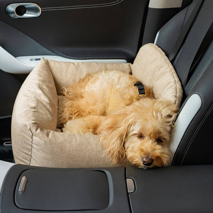 SEATPUP – Letto da auto lavabile per cani di grandi dimensioni, con cinghie di sicurezza e supporto antiscivolo