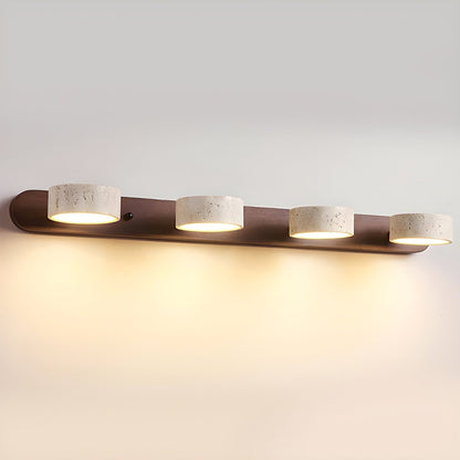 AVERRA – Applique LED in travertino per lusso architettonico