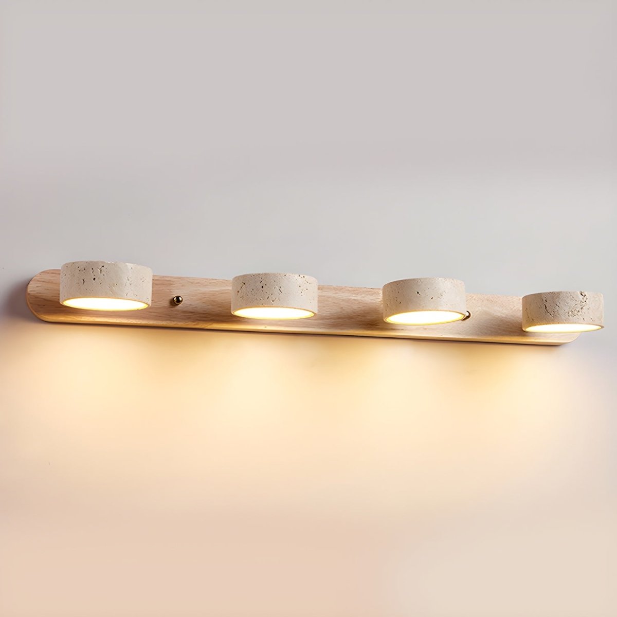 AVERRA – Applique LED in travertino per lusso architettonico