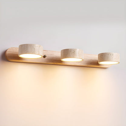 AVERRA – Applique LED in travertino per lusso architettonico