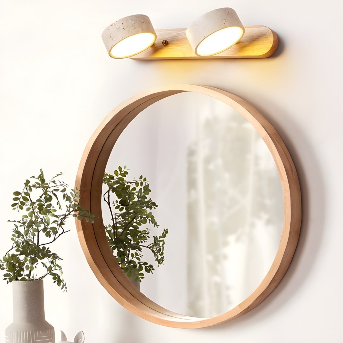 AVERRA – Applique LED in travertino per lusso architettonico