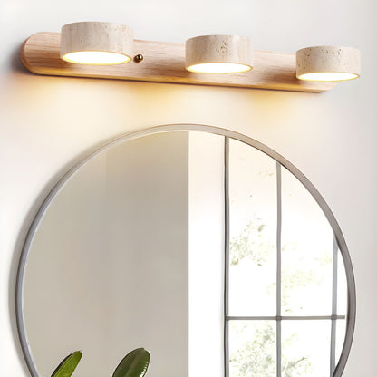 AVERRA – Applique LED in travertino per lusso architettonico