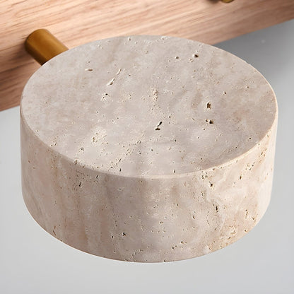 AVERRA – Applique LED in travertino per lusso architettonico