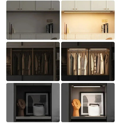 SENSEON – Luce LED ricaricabile per armadietto con sensore di movimento