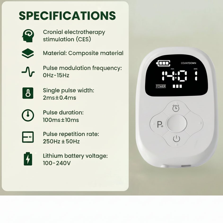 NEUROCALM – Dispositivo di terapia CES per il sollievo dall'ansia, dai problemi di sonno e dal dolore