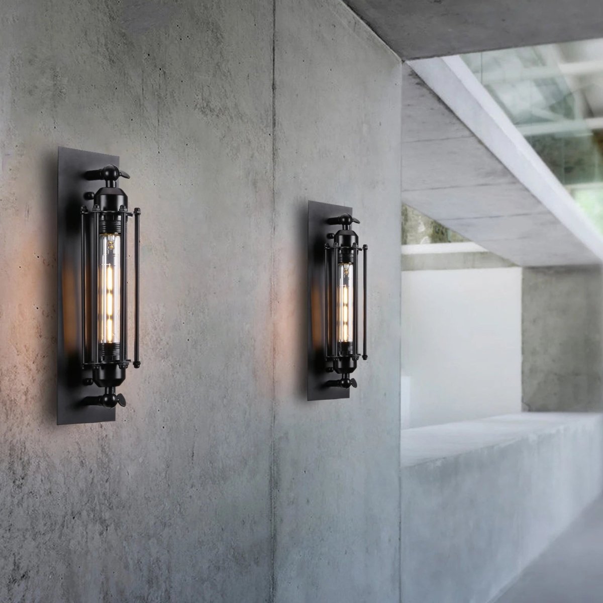 REGALIGHT – Lampada da parete LED classica in stile retrò per illuminazione atmosferica