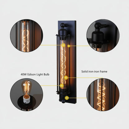 REGALIGHT – Lampada da parete LED classica in stile retrò per illuminazione atmosferica