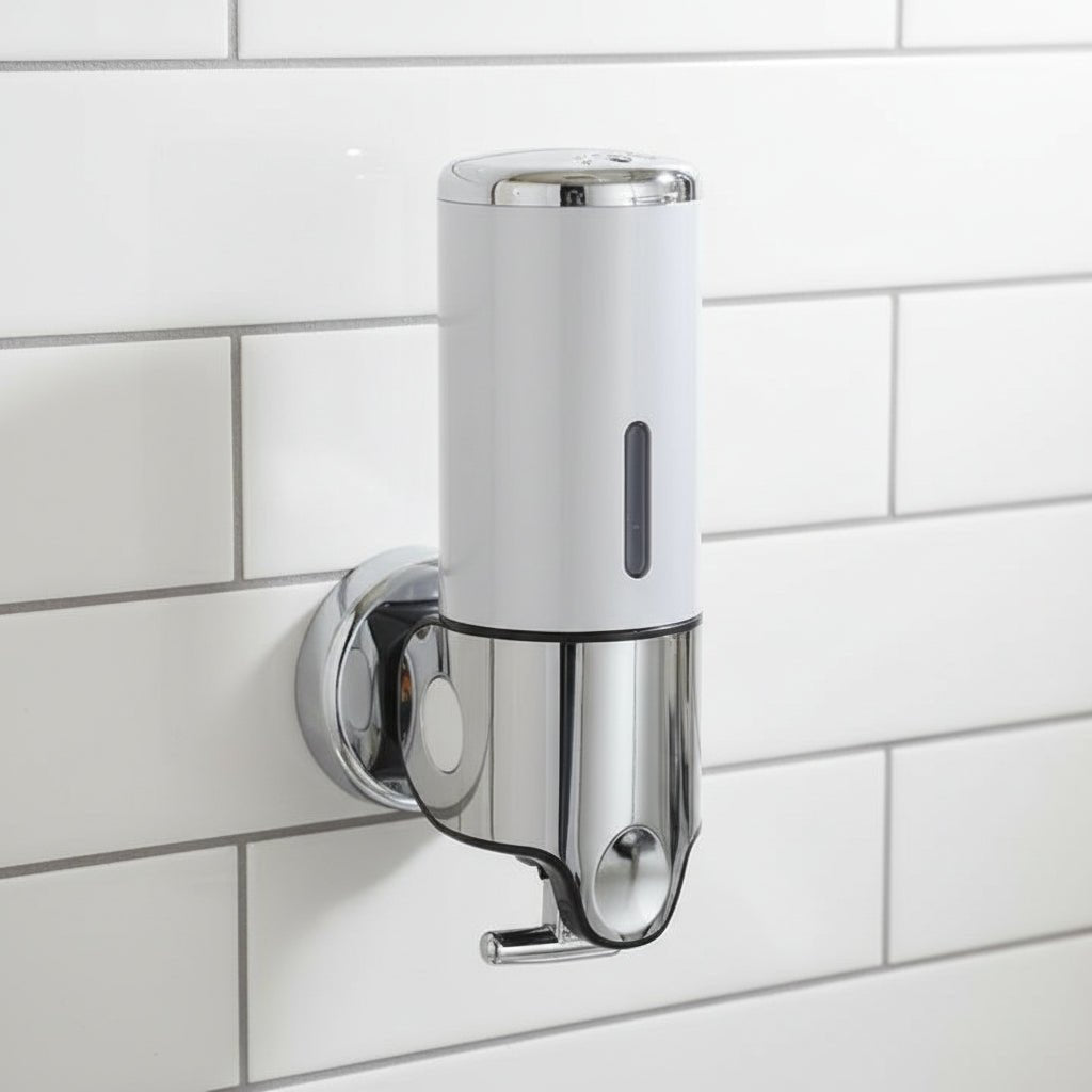 WANDCLEAN – Dosatore di sapone da parete moderno per un'igiene salvaspazio
