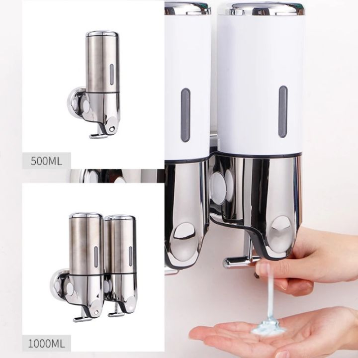 WANDCLEAN – Dosatore di sapone da parete moderno per un'igiene salvaspazio