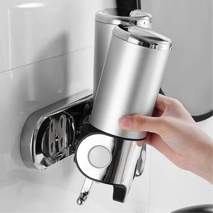 WANDCLEAN – Dosatore di sapone da parete moderno per un'igiene salvaspazio