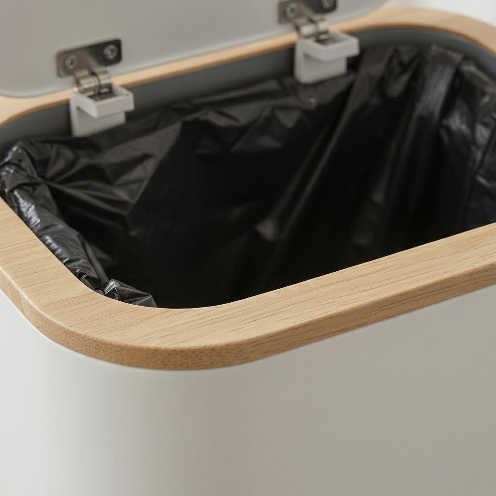 ZENBIN – Cestino per rifiuti da bagno semplice con sistema di coperchio intelligente
