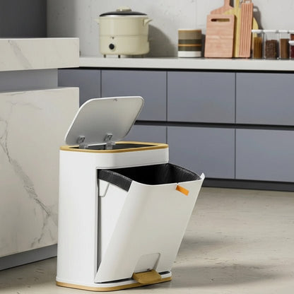 ZENBIN – Cestino per rifiuti da bagno semplice con sistema di coperchio intelligente