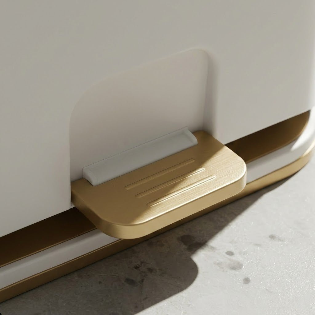 ZENBIN – Cestino per rifiuti da bagno semplice con sistema di coperchio intelligente