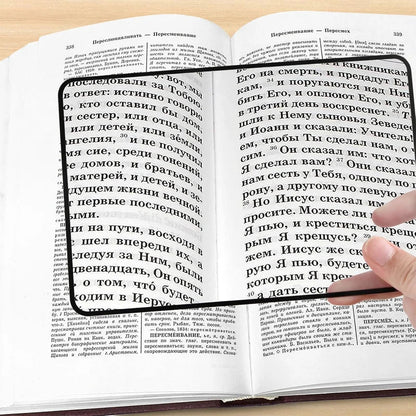KLARTEXT – Ingranditore da lettura ultra-sottile in formato A5 per una lettura rilassante