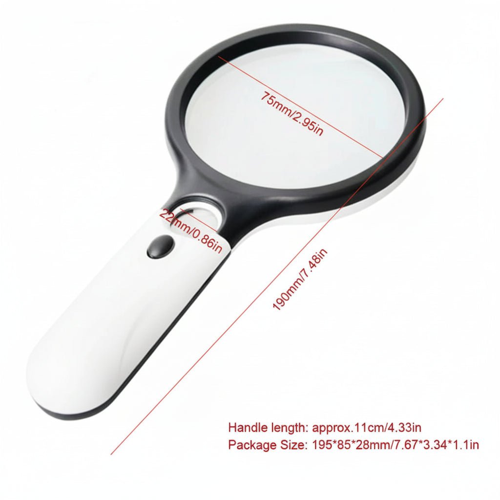 KLARBLICK – Ingranditore manuale a LED da 45x per una visione precisa