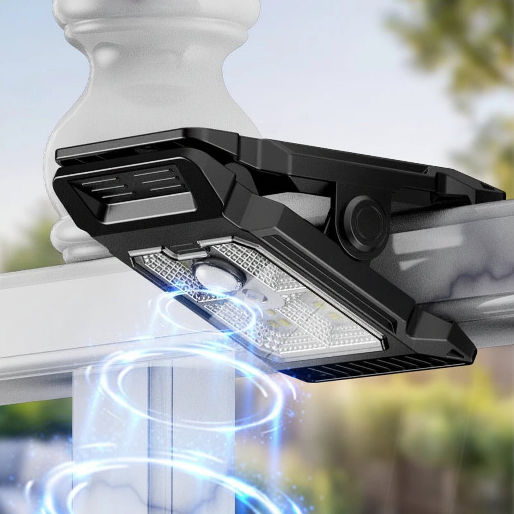 FIXLICHT – Luce a clip solare intelligente per uso all'aperto