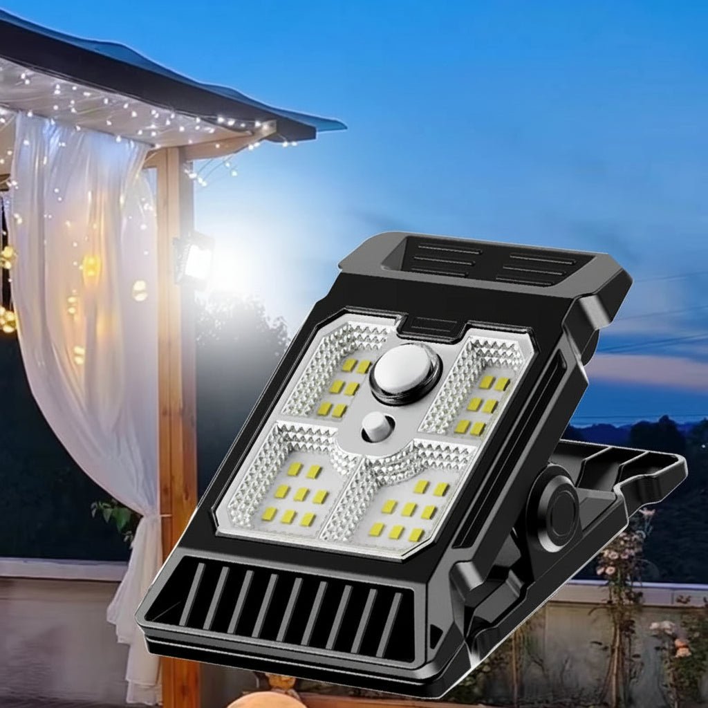 FIXLICHT – Luce a clip solare intelligente per uso all'aperto