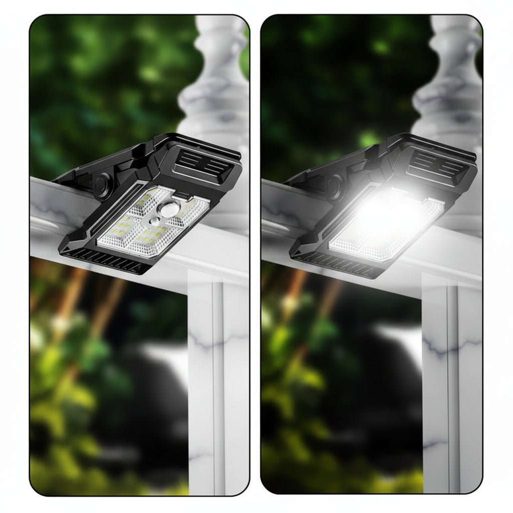 FIXLICHT – Luce a clip solare intelligente per uso all'aperto