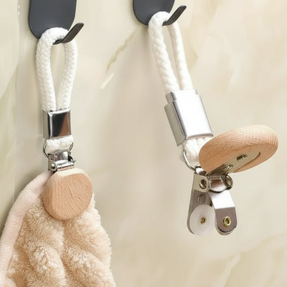 CLIPLOCK – Gancio metallico portatile senza foratura per asciugamani e accessori