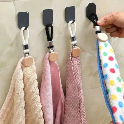 CLIPLOCK – Gancio metallico portatile senza foratura per asciugamani e accessori