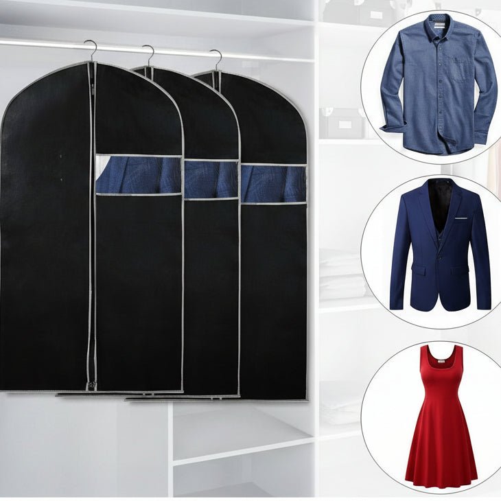 GUARDAROBA – Coperture per capi d'abbigliamento traspiranti, confezione da 5 pezzi, per protezione e organizzazione nel guardaroba