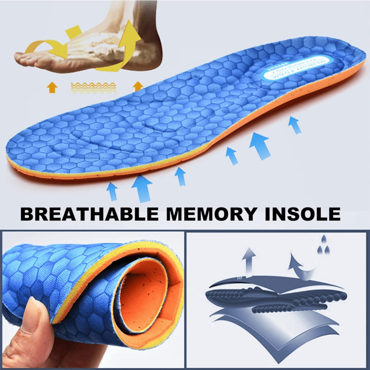 SWELLCOMFORT – Scarpe diabetiche con memory foam e design Zero-Drop