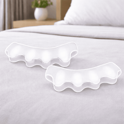 Equilibrio delle dita – Spaziatore per dita dei piedi in silicone per un allineamento naturale e comfort quotidiano