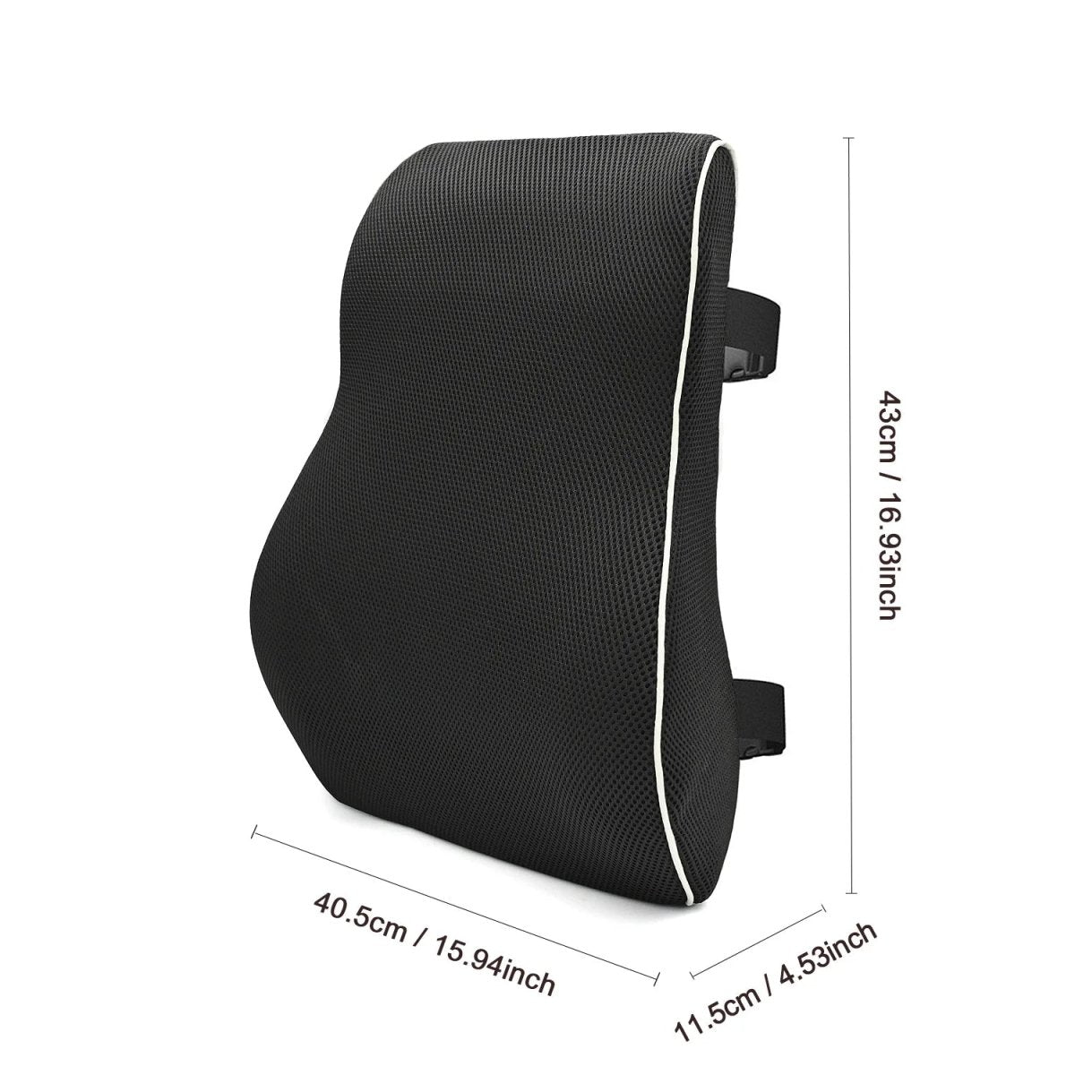 LUMBOREL – Cuscino lombare ergonomico in memory foam per il sollievo dal mal di schiena