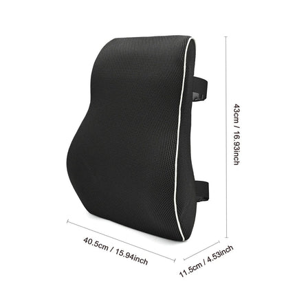 LUMBOREL – Cuscino lombare ergonomico in memory foam per il sollievo dal mal di schiena
