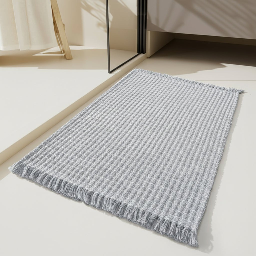 DRYLOOM – Tappetino da bagno spesso in microfibra assorbente per pavimenti del bagno sicuri