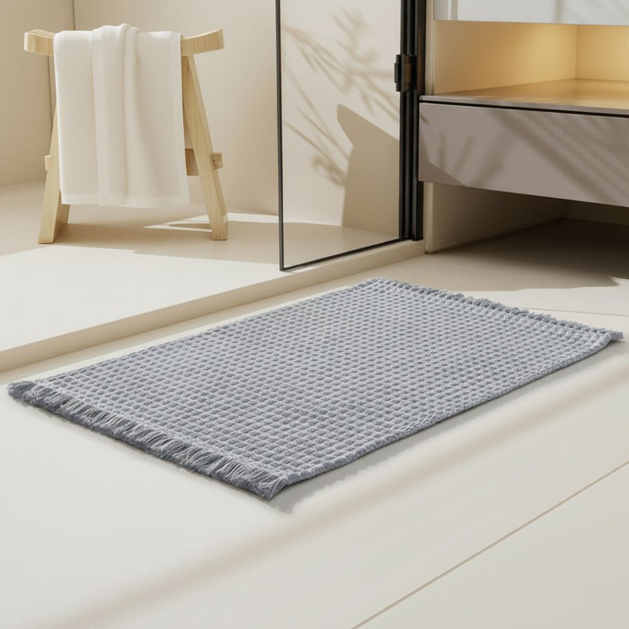 DRYLOOM – Tappetino da bagno spesso in microfibra assorbente per pavimenti del bagno sicuri