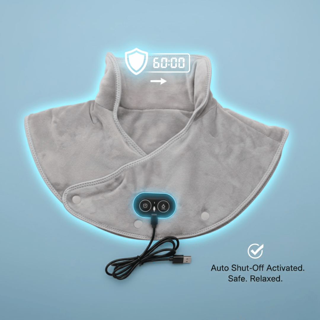 SOOTHSYNC – Avvolgimento termico per collo e spalle con calore regolabile