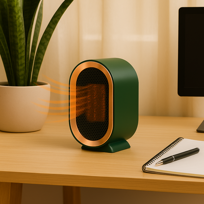 CeramiHeat | Riscaldatore portatile in ceramica compatto ed elegante per uso domestico e in ufficio