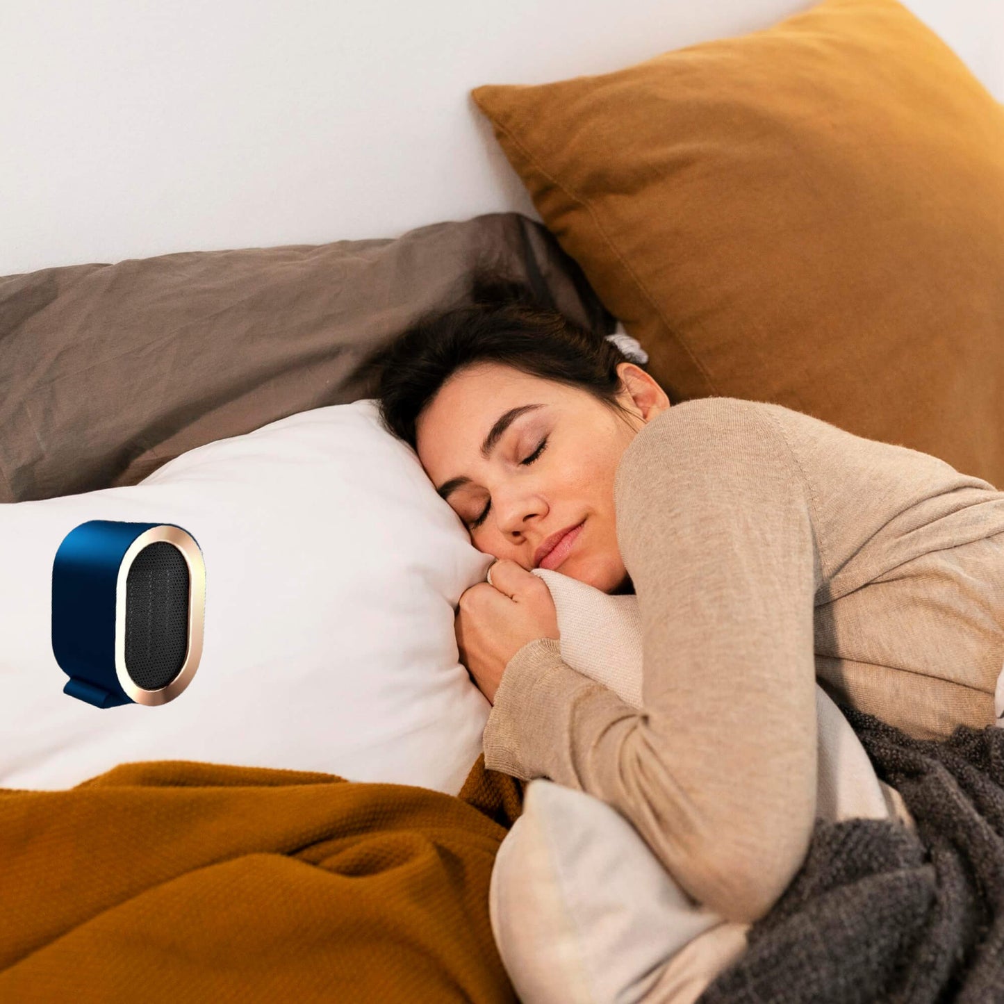 CeramiHeat | Riscaldatore portatile in ceramica compatto ed elegante per uso domestico e in ufficio