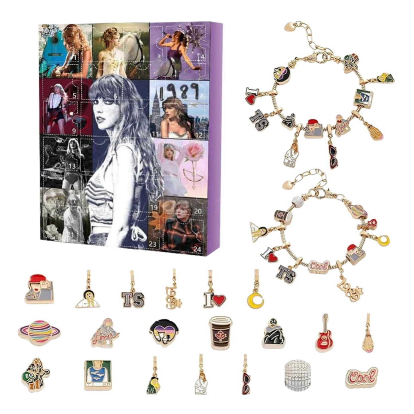 CharmCraft | Calendario dell'Avvento fai da te per realizzare braccialetti per bambini con perline creative