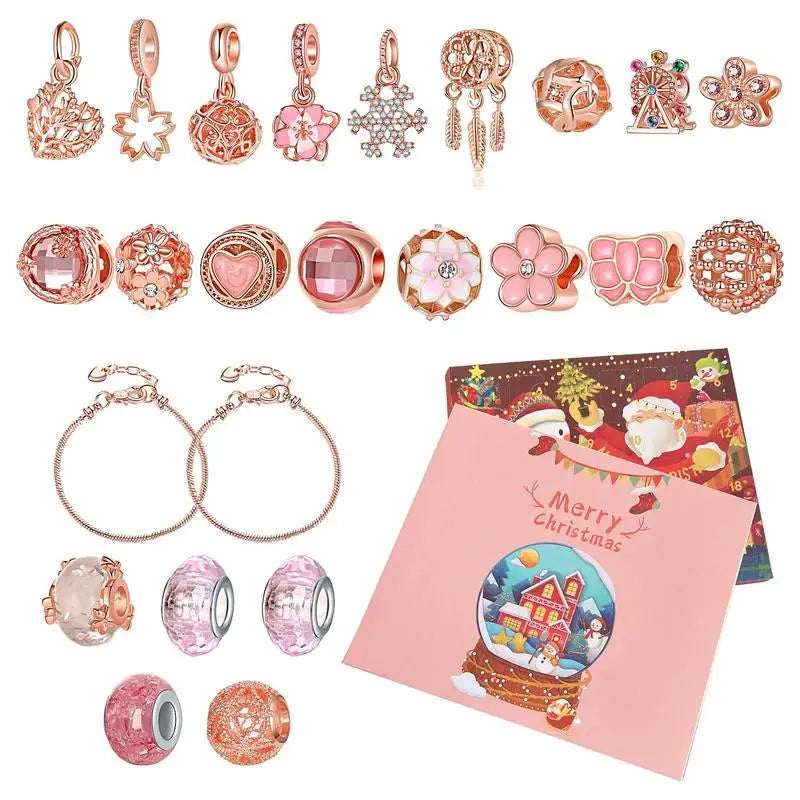 CharmCraft | Calendario dell'Avvento fai da te per realizzare braccialetti per bambini con perline creative