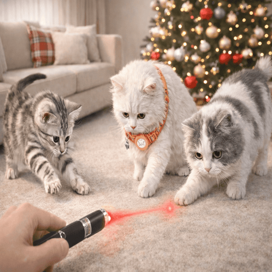 GLOWDOT – Mini puntatore laser LED e torcia 2-in-1 per animali domestici